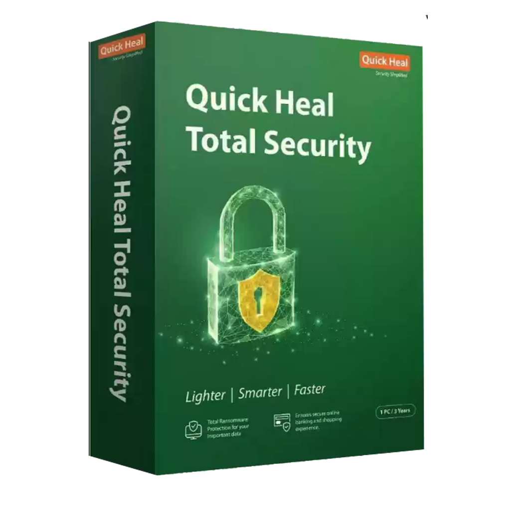 Quick Heal Total Security- Protection Against digital threats, viruses, malware, spyware and more